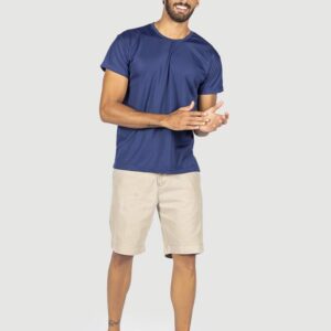 KIT 05 PEÇAS - CAMISETA DRY FIT UV50+ AZUL MARINHO