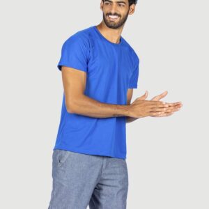 KIT 05 PEÇAS - CAMISETA DRY FIT UV50+ AZUL ROYAL